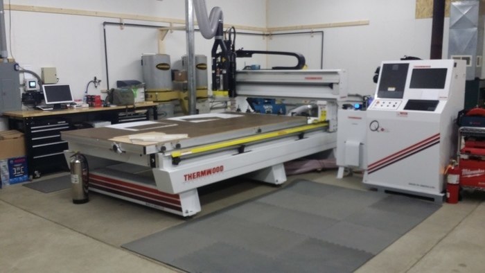Tygor's Thermwood machine at our New Castle workshop